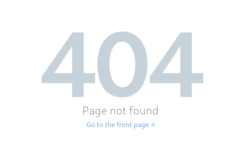 Default Ghost 404 page