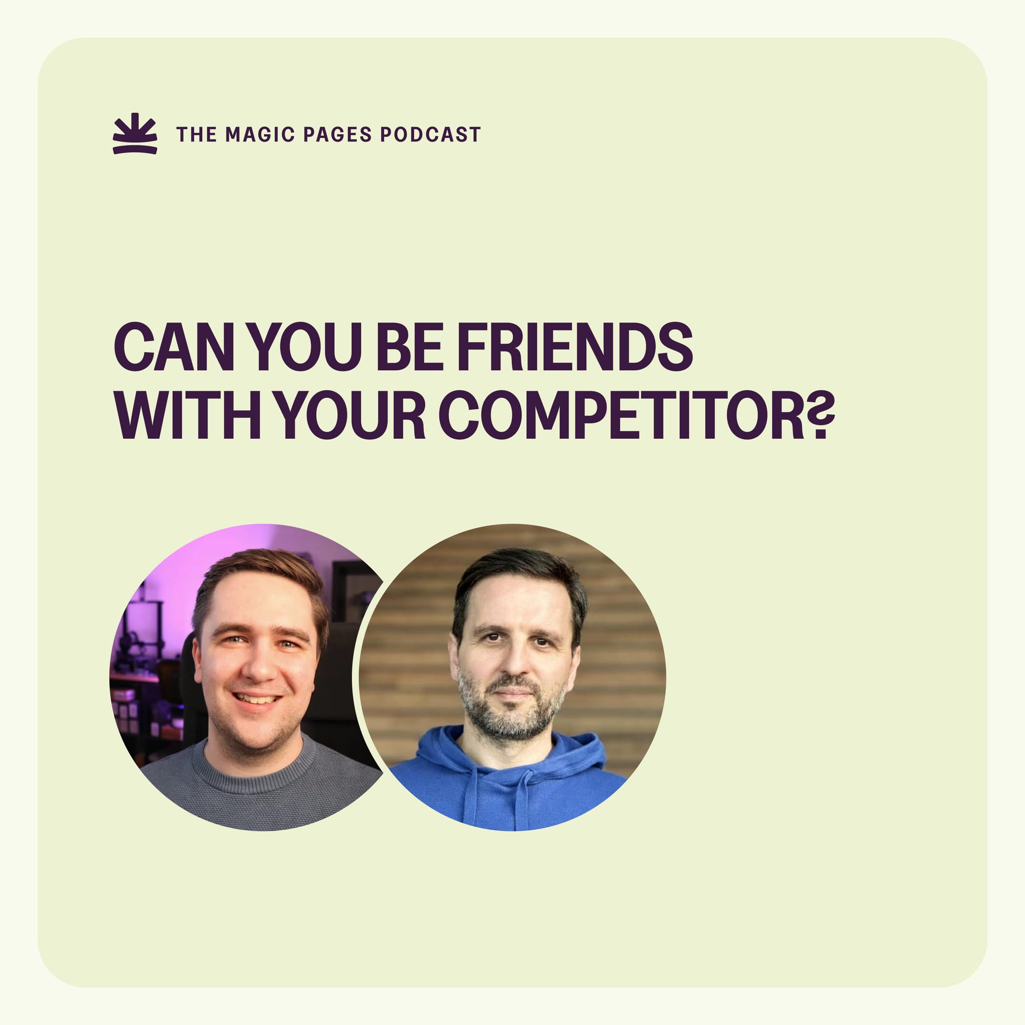 Can you be friends with your competitor?